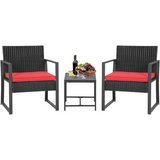 FDW Patio Furniture Sets 3 Piece Outdoor Bistro