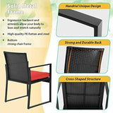 FDW Patio Furniture Sets 3 Piece Outdoor Bistro