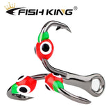 FISH KING 0.4/0.6/0.8g Ice Fishing Hooks Hard Lure