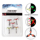 FISH KING 0.4/0.6/0.8g Ice Fishing Hooks Hard Lure