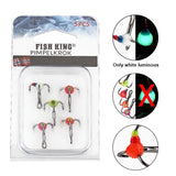 FISH KING 0.4/0.6/0.8g Ice Fishing Hooks Hard Lure