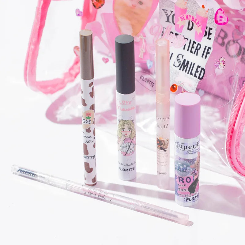 FLORTTE Professional Makeup Kit Makeup Set Box Eyeliner