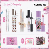 FLORTTE Professional Makeup Kit Makeup Set Box Eyeliner