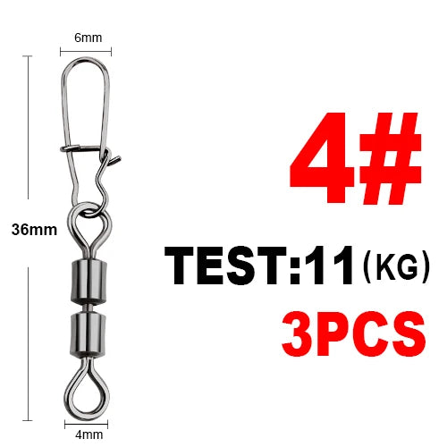 FTK 3/0#-14# Pike Fishing Accessories Connector Pin Bearing