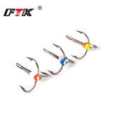 FTK 5pcs/pack High Carbon Steel Winter Ice Fishing