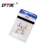 FTK 5pcs/pack High Carbon Steel Winter Ice Fishing