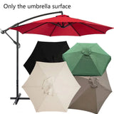 Fabric Garden Parasol Canopy Replacement Cover for 2m