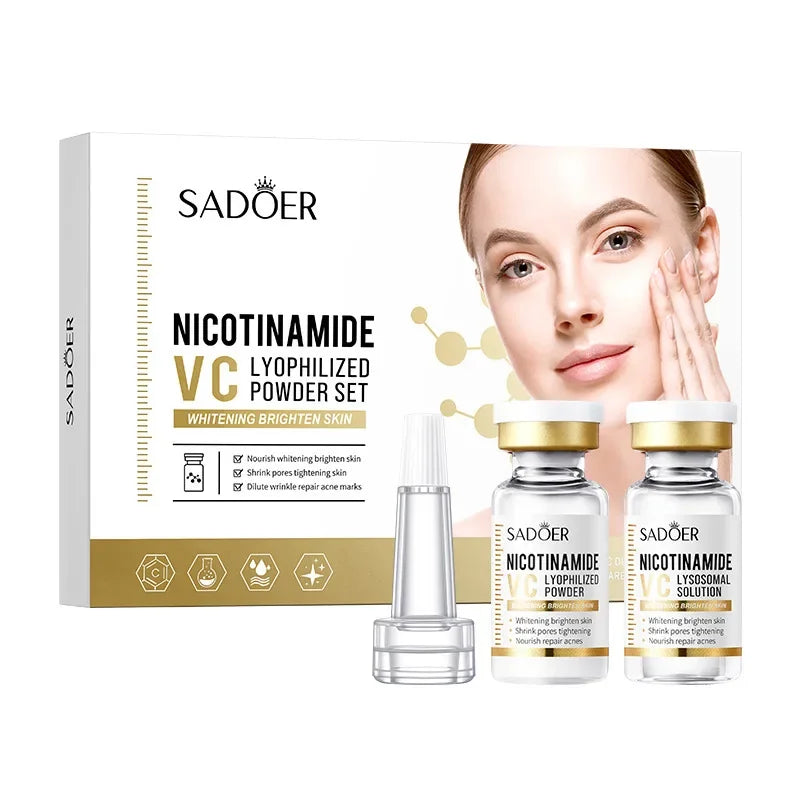 Face Serum Niacinamide Whitening Freeze-Dried Podwer Set Shrink