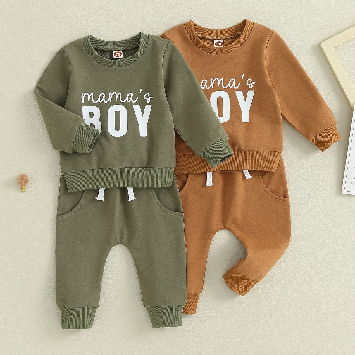 Fall Casual Baby Boys Outfits Newborn Clothes Letter