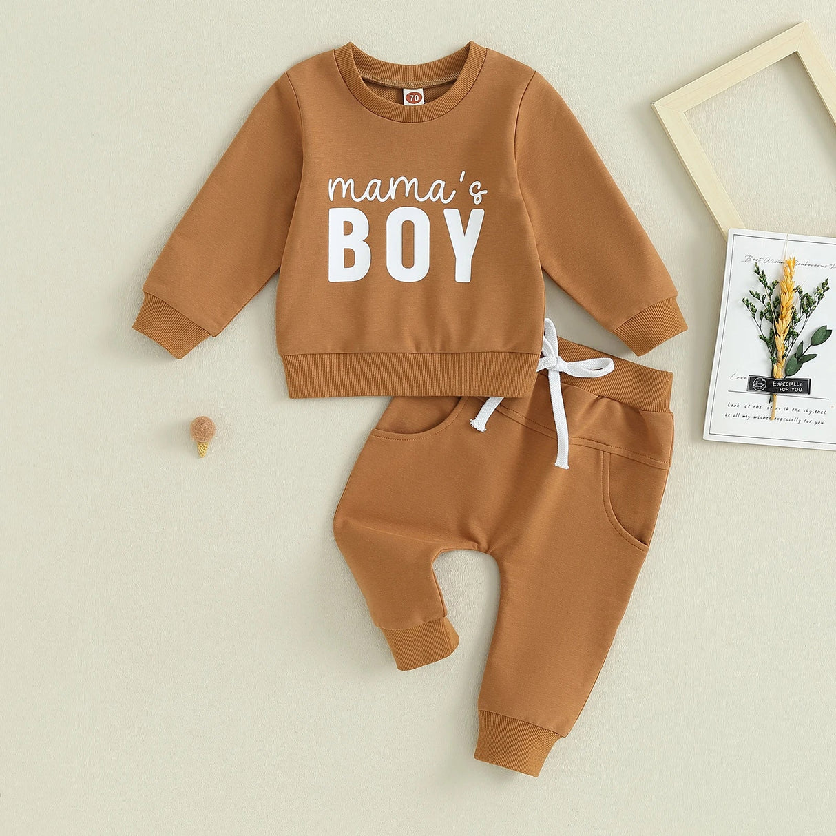 Fall Casual Baby Boys Outfits Newborn Clothes Letter