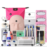 False Eyelash Extension Training Kit Practice Model Head