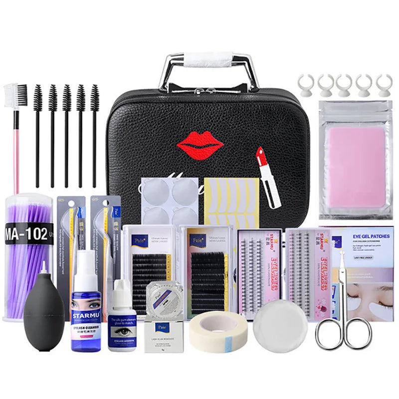 False Eyelash Extension Training Kit Practice Model Head