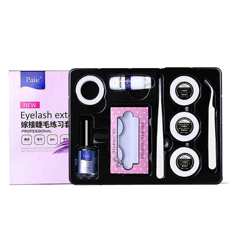 False Eyelash Extension Training Kit Practice Model Head