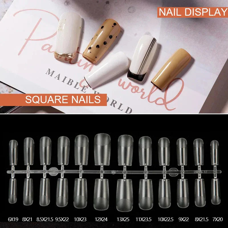 False Nails New Matte Tips Fake Nail Capsule