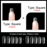 False Nails New Matte Tips Fake Nail Capsule