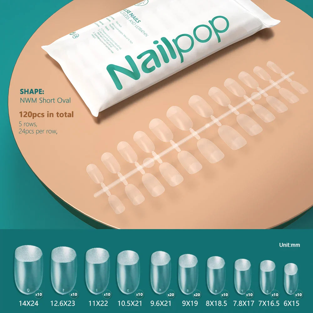 False Nails New Matte Tips Fake Nail Capsule