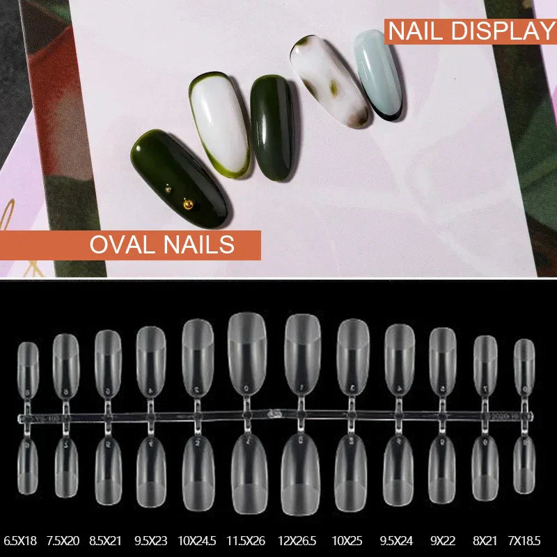 False Nails New Matte Tips Fake Nail Capsule