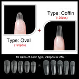 False Nails New Matte Tips Fake Nail Capsule