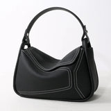 Famicare Women Handbag Cowhide Real Leather Small Lady
