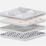 Family Natural Latex Mattress Upholstered Home Bedroom Multifunctional