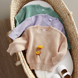 Fashion Baby Sweater Clothes Soft Knitted Loose Sweater