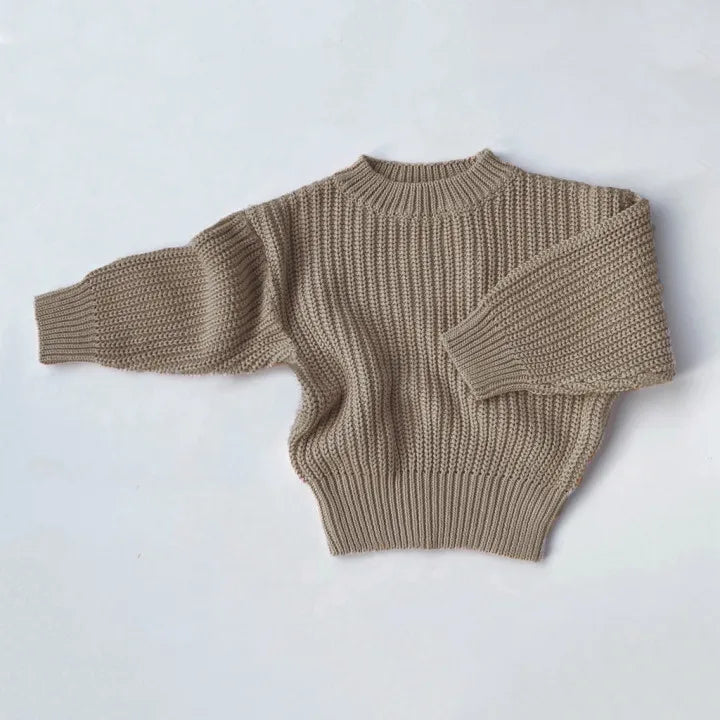 Fashion Baby Sweater Clothes Soft Knitted Loose Sweater