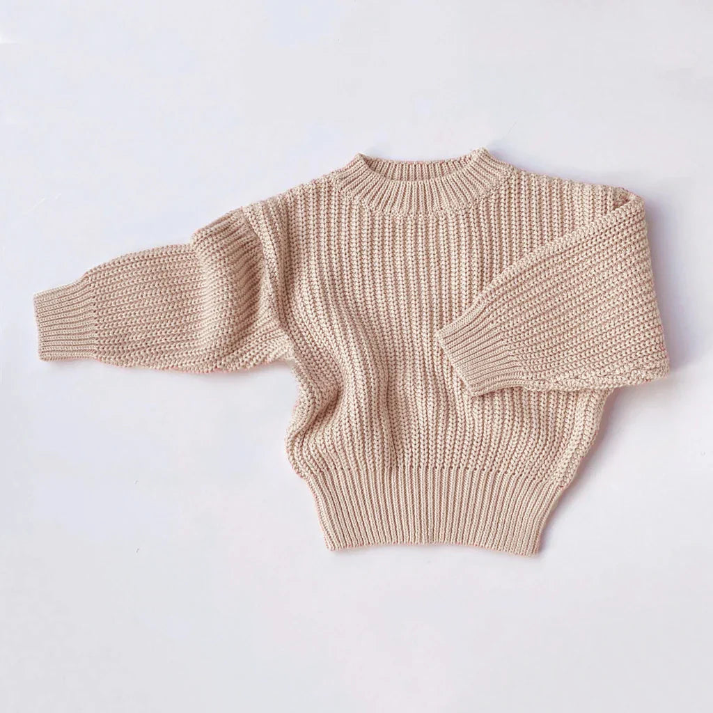 Fashion Baby Sweater Clothes Soft Knitted Loose Sweater