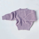Fashion Baby Sweater Clothes Soft Knitted Loose Sweater
