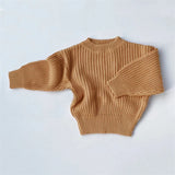 Fashion Baby Sweater Clothes Soft Knitted Loose Sweater