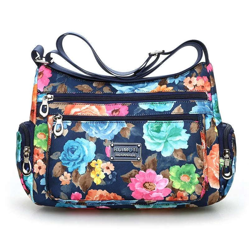 Fashion Floral Pattern Women Messenger Bag High Quality