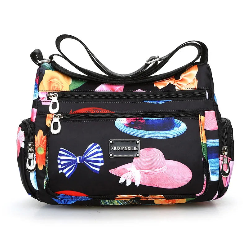 Fashion Floral Pattern Women Messenger Bag High Quality