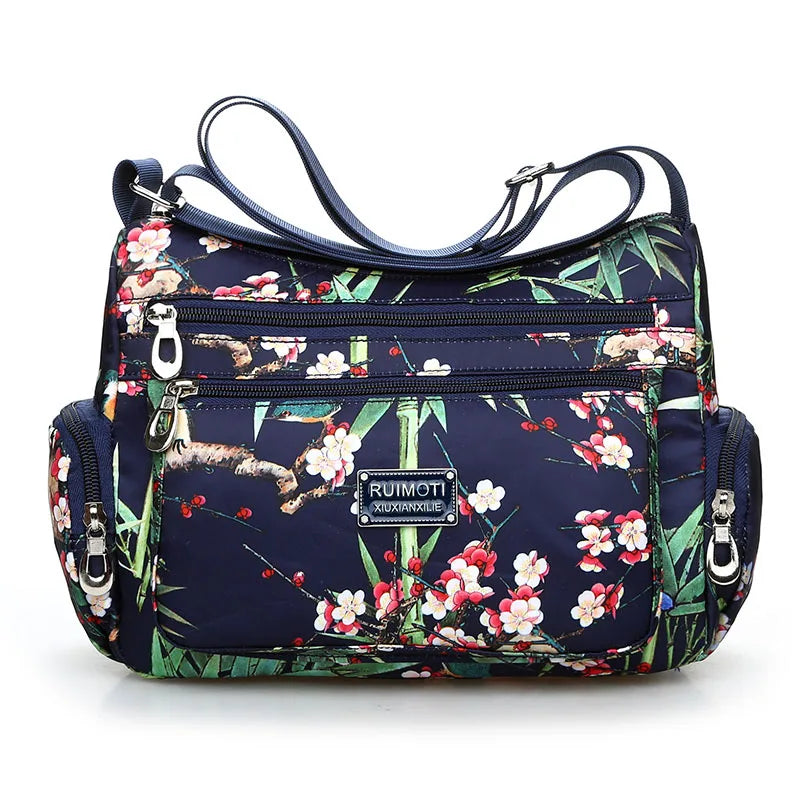 Fashion Floral Pattern Women Messenger Bag High Quality