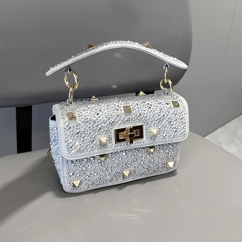 Fashion Liu Nail Shoulder Bag Luxury Hot Diamond