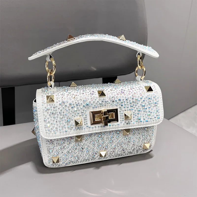 Fashion Liu Nail Shoulder Bag Luxury Hot Diamond