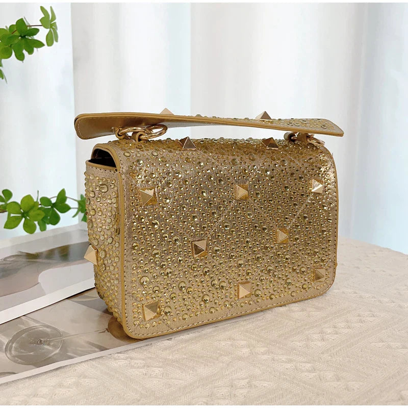 Fashion Liu Nail Shoulder Bag Luxury Hot Diamond