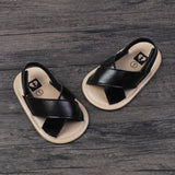Fashion PU Leather Baby Boys Girls Shoes Summer