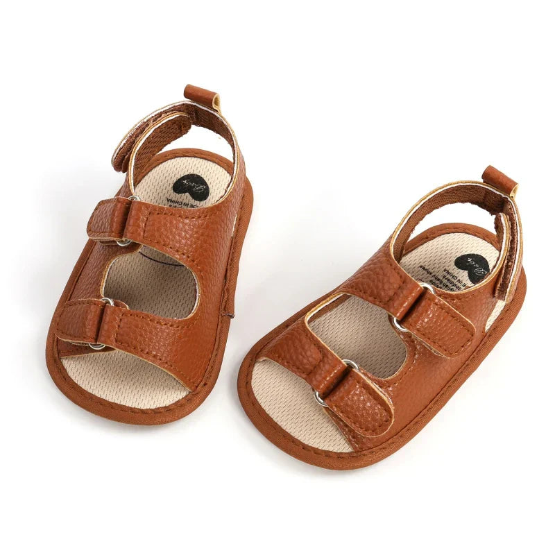 Fashion PU Leather Baby Boys Girls Shoes Summer