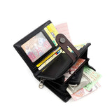 Fashion PU Leather Mens Wallet Fold Thin s Credit Card Holder Youth Student Coin Purse Standard For Men