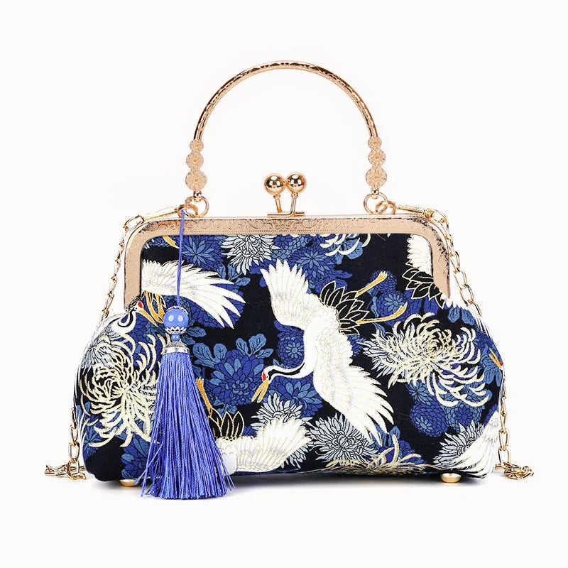 Fashion Vintage Fringe Bag Small Shell Bags Chain