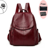 Fashion Women Backpack Luxury Designer Ladies Antitheft Backpack