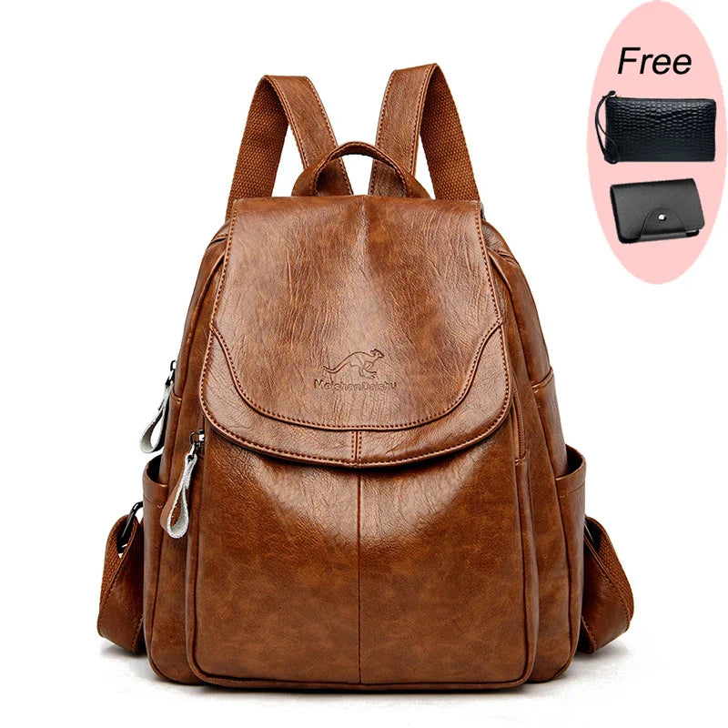 Fashion Women Backpack Luxury Designer Ladies Antitheft Backpack