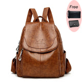 Fashion Women Backpack Luxury Designer Ladies Antitheft Backpack