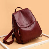 Fashion Women Backpack Luxury Designer Ladies Antitheft Backpack