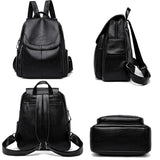 Fashion Women Backpack Luxury Designer Ladies Antitheft Backpack