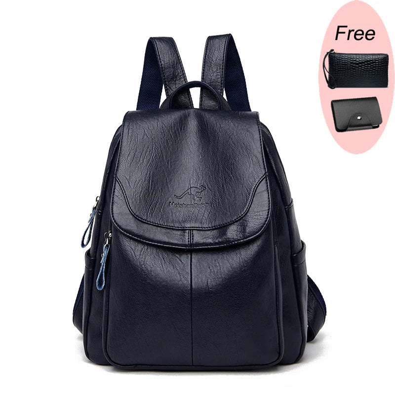 Fashion Women Backpack Luxury Designer Ladies Antitheft Backpack