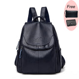 Fashion Women Backpack Luxury Designer Ladies Antitheft Backpack
