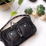 Fashion Women Handbag Leopard Leather Shoulder Bags Female