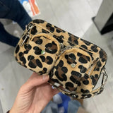 Fashion Women Handbag Leopard Leather Shoulder Bags Female