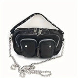 Fashion Women Handbag Leopard Leather Shoulder Bags Female