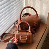 Fashion Women Saddle Luxury Designer Bags Mini Leather